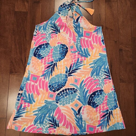 Lily Pulitzer women's pima cotton pineapple dress in size XS - Picture 2 of 7